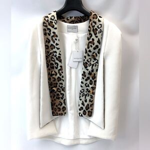 VALENTINA SHAH SABRINA CAPE CREAM LEO ITALY 2.0 limited edition NEW Size…